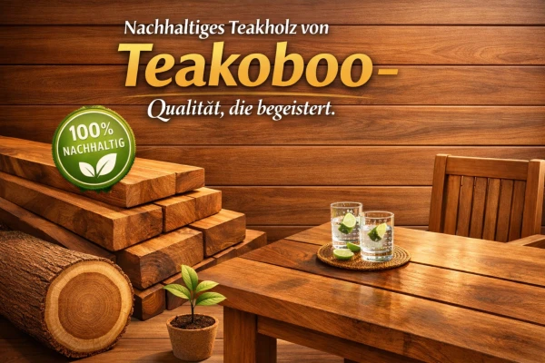 Nachhaltiges Teakholz: Herkunft, Verantwortung und Qualität bei Teakoboo