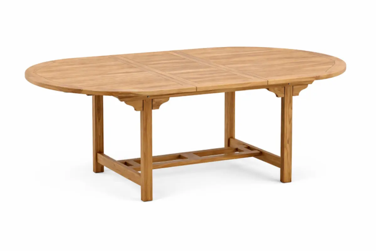 Ausziehbarer Gartentisch Rovello Oval