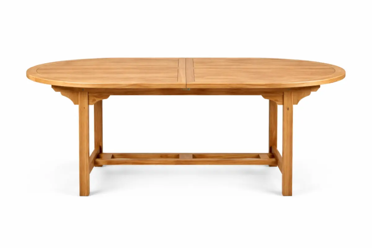 Ausziehbarer Gartentisch Rovello Oval