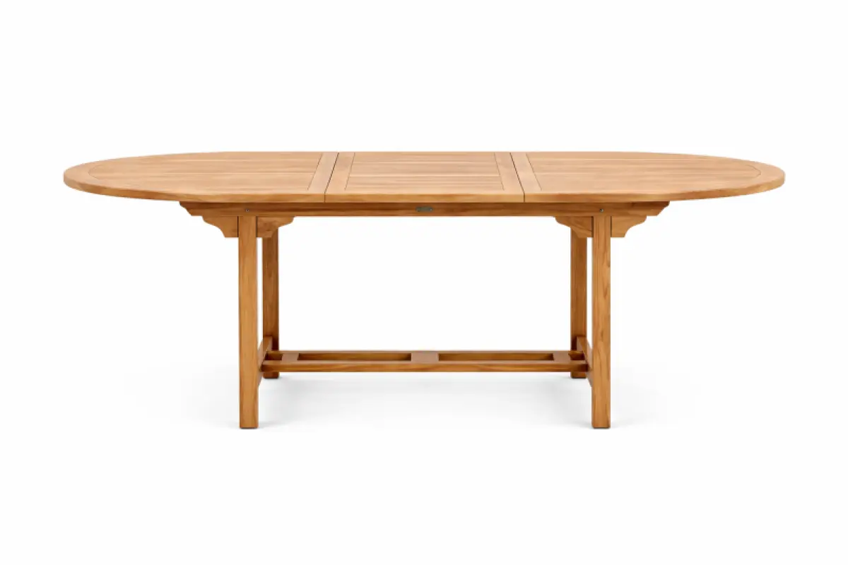 Ausziehbarer Gartentisch Rovello Oval