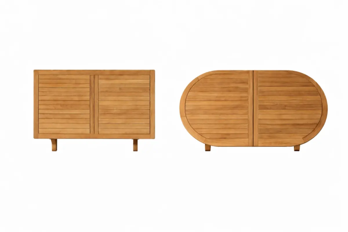 Ausziehbarer Gartentisch Rovello Rechtckig