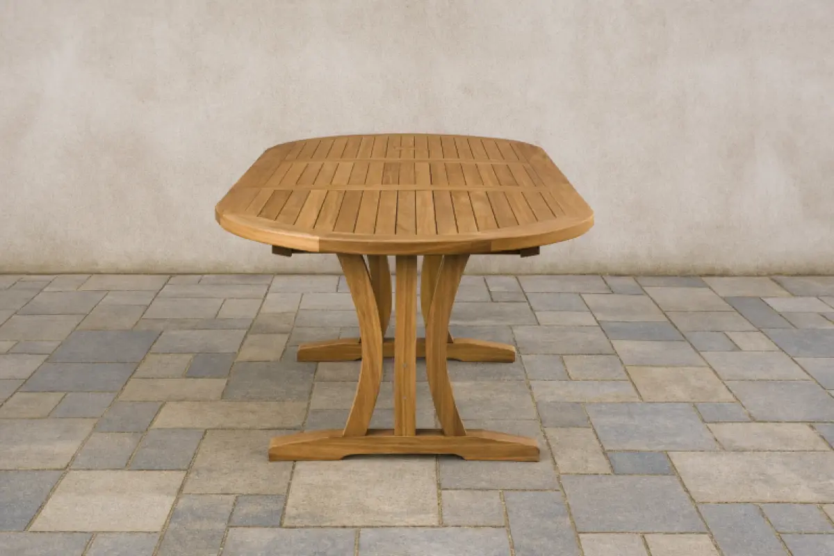 Ausziehbarer Gartentisch Sumba Oval 