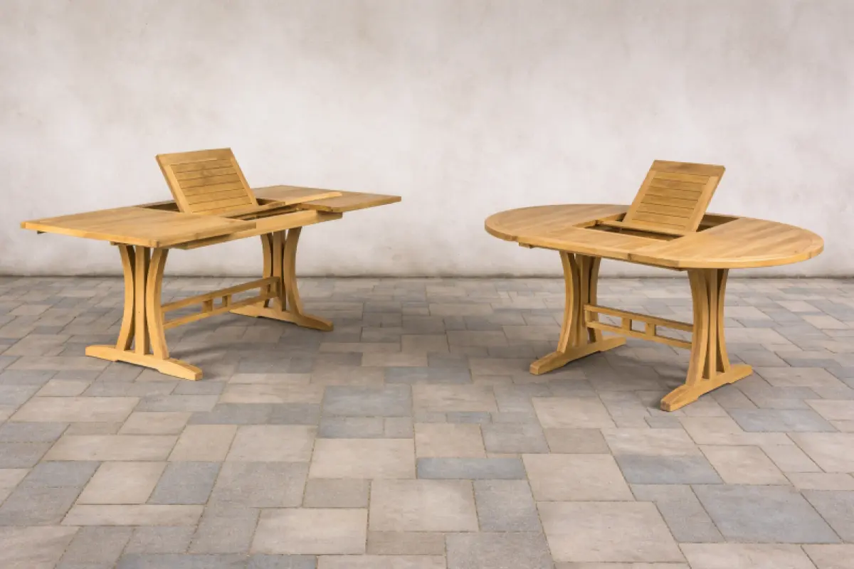 Ausziehbarer Gartentisch Sumba Oval 