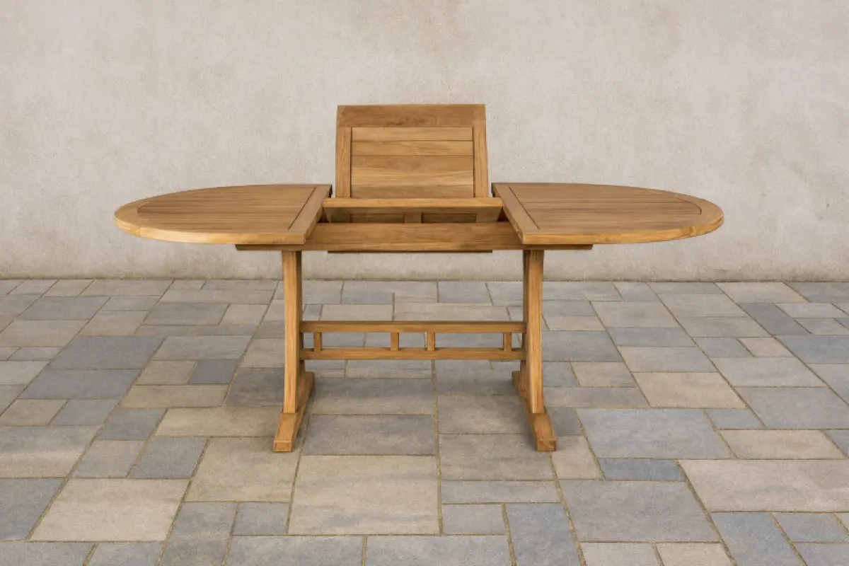 Ausziehbarer Gartentisch Sumba Oval 