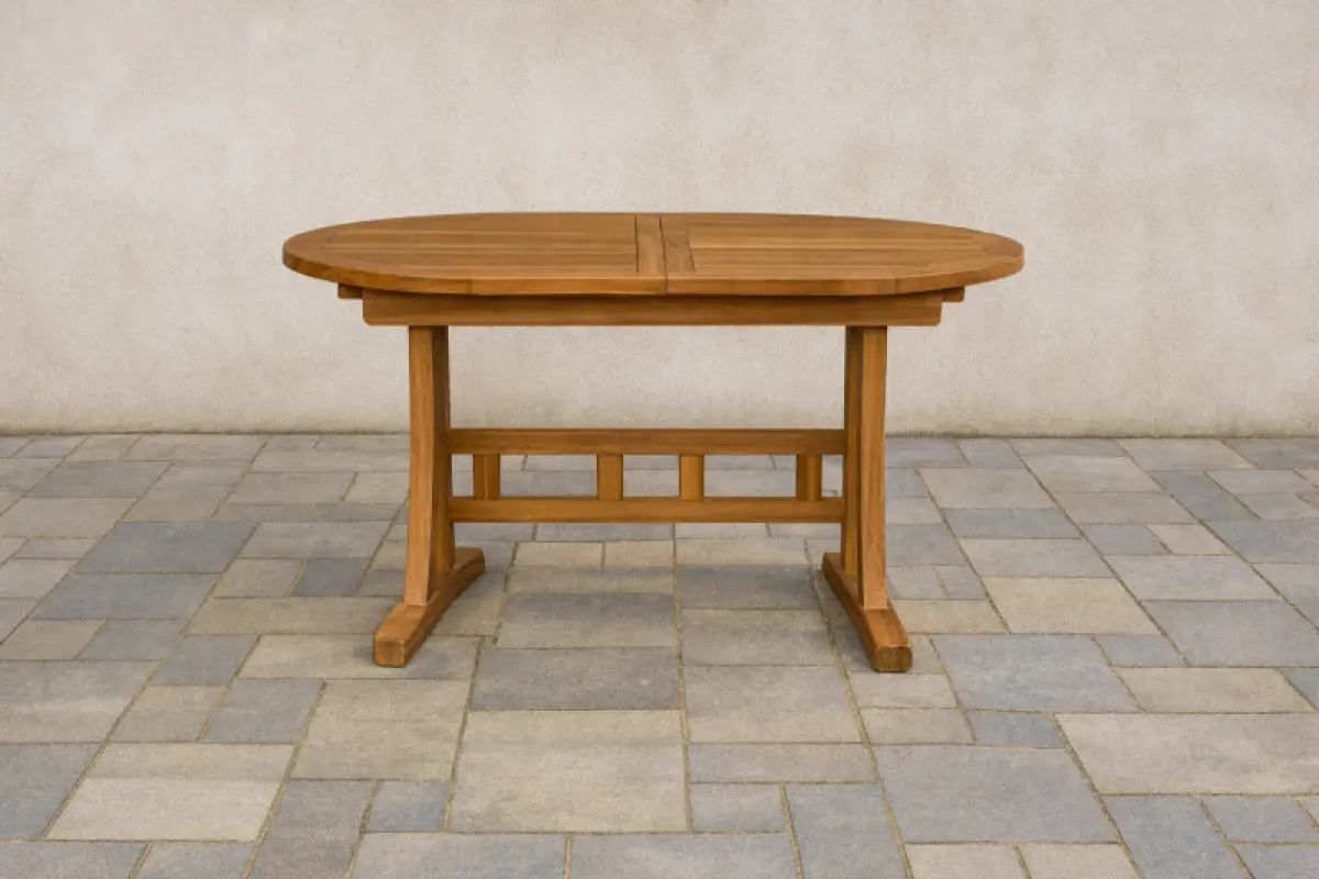 Ausziehbarer Gartentisch Sumba Oval 