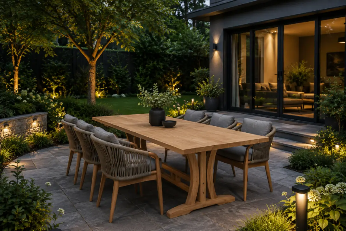 Ausziehbarer Gartentisch Sumba Rechteckig