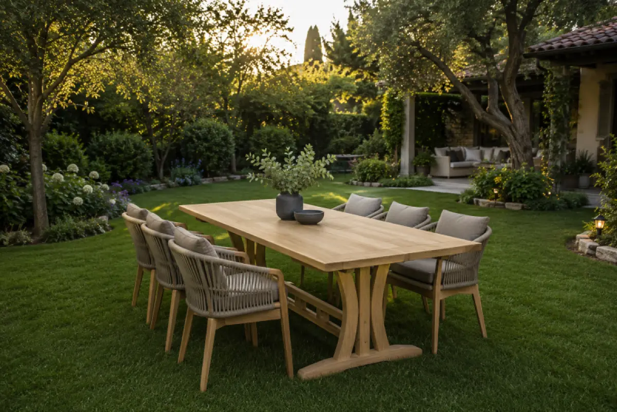 Ausziehbarer Gartentisch Sumba Rechteckig