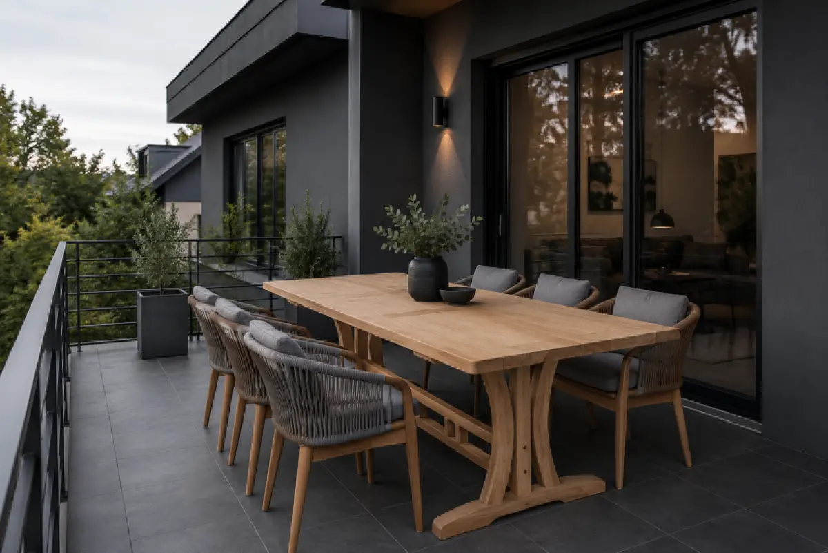 Ausziehbarer Gartentisch Sumba Rechteckig