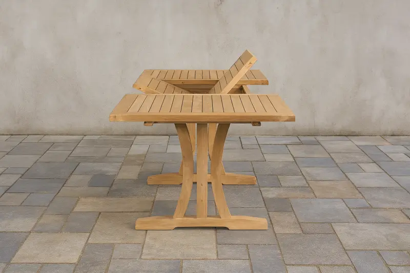 Ausziehbarer Gartentisch Sumba Rechteckig