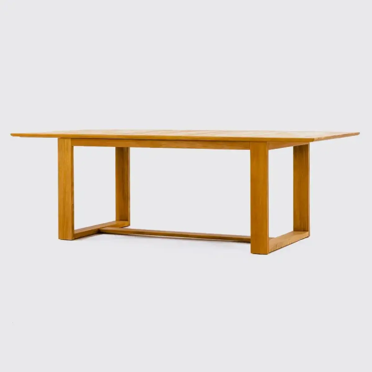 Ausziehbarer Teakholz Tisch Lena