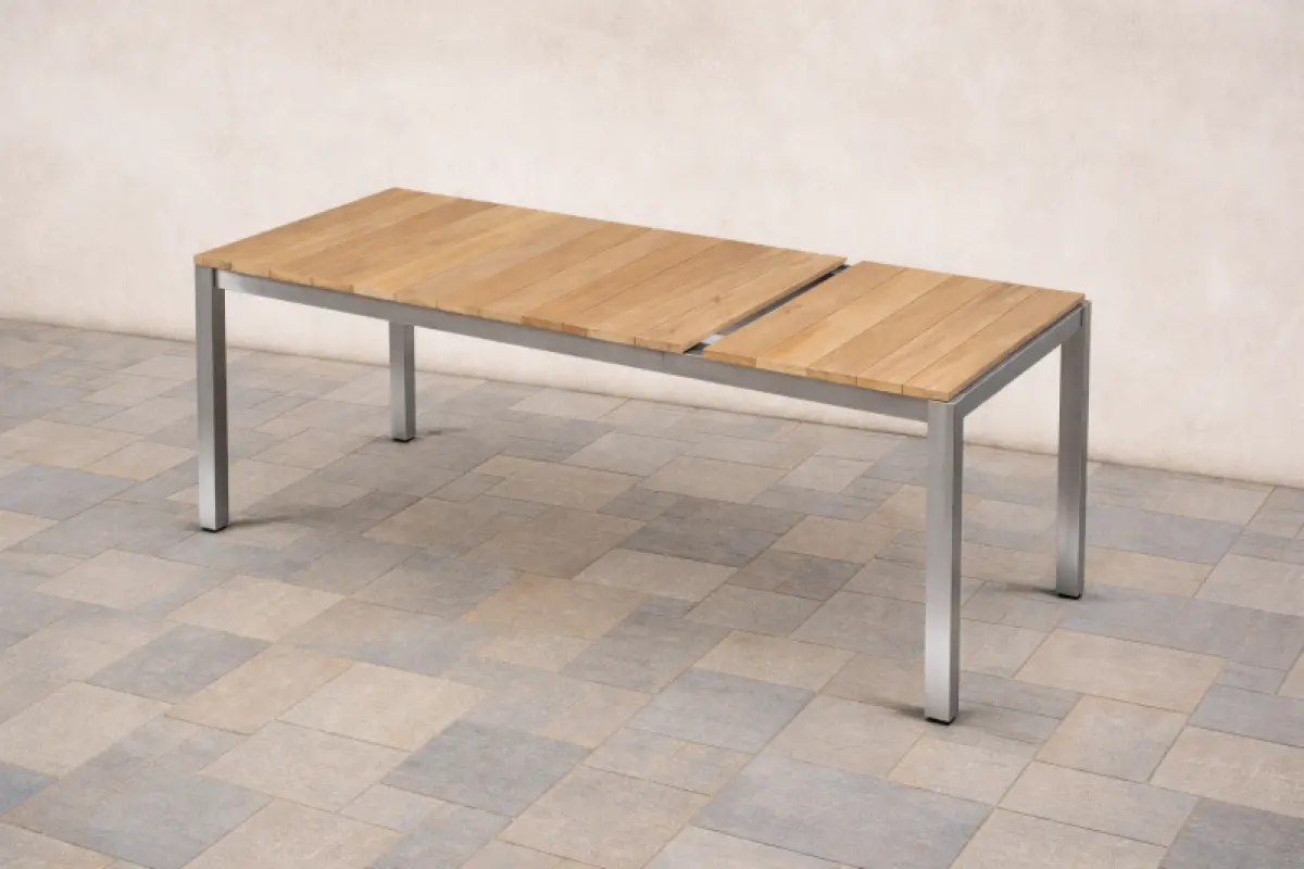 Ausziehbarer Teakholz Tisch Palmira