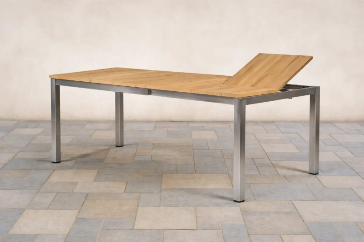 Ausziehbarer Teakholz Tisch Palmira