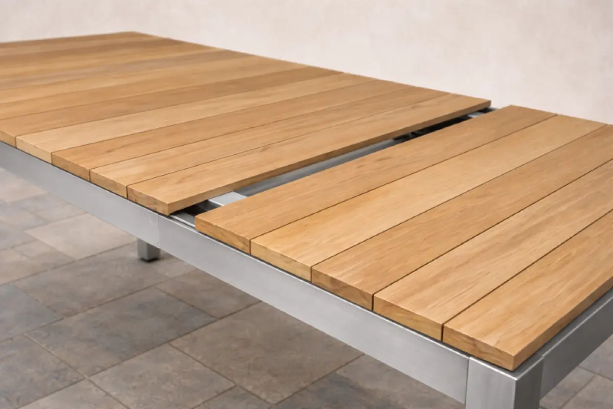 Ausziehbarer Teakholz Tisch Palmira