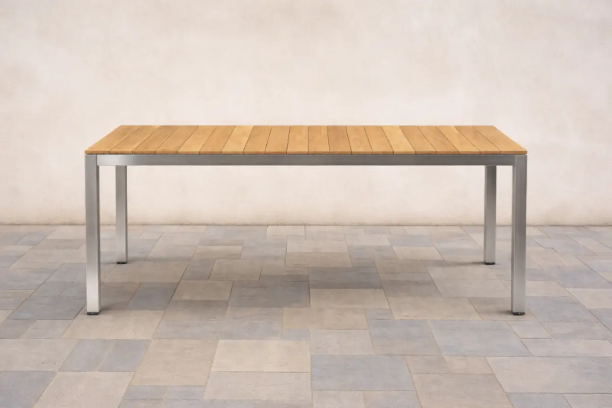 Ausziehbarer Teakholz Tisch Palmira