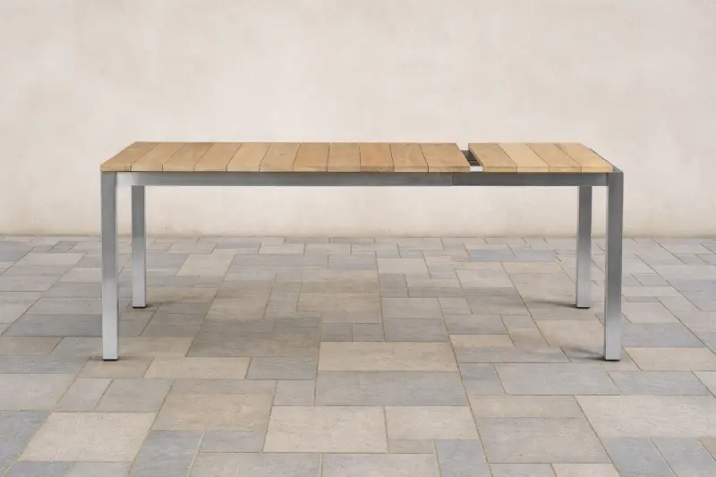 Ausziehbarer Teakholz Tisch Palmira