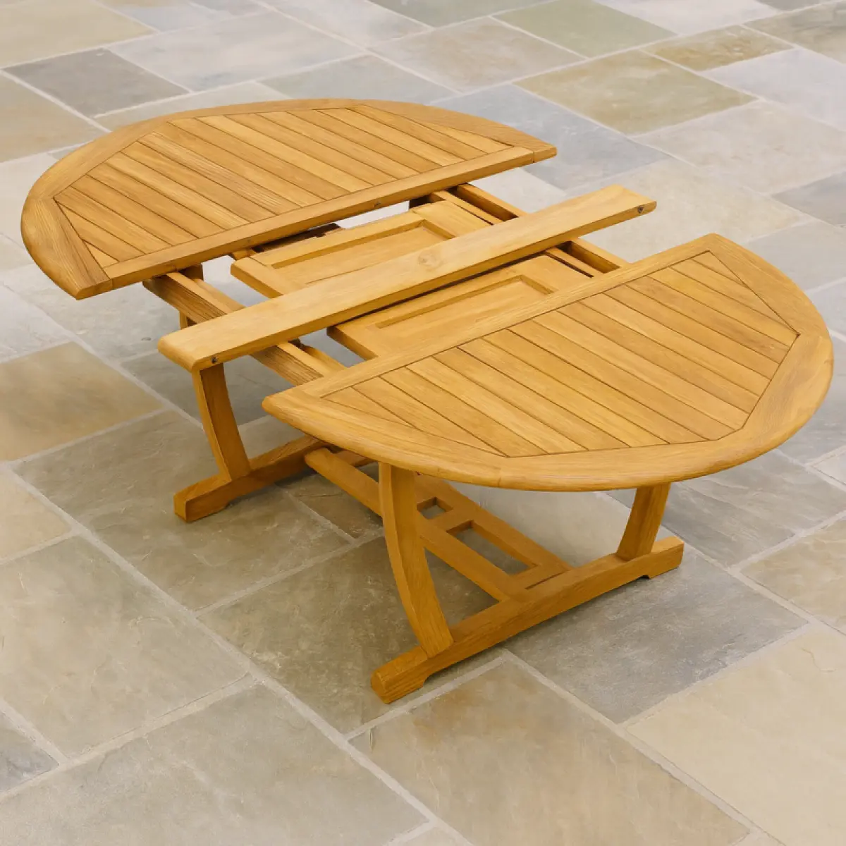 Ausziehbarer Teakholz Tisch Tulum