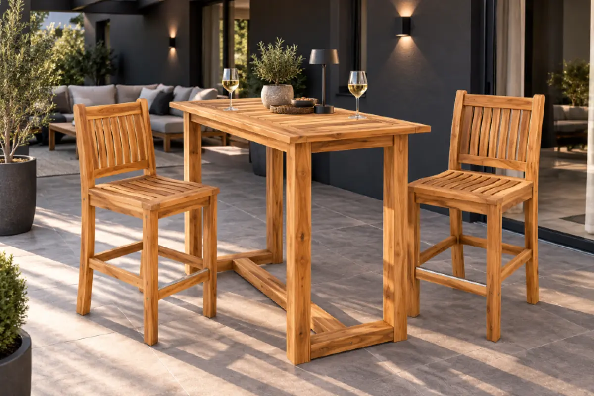 Bartisch Lena aus Teakholz