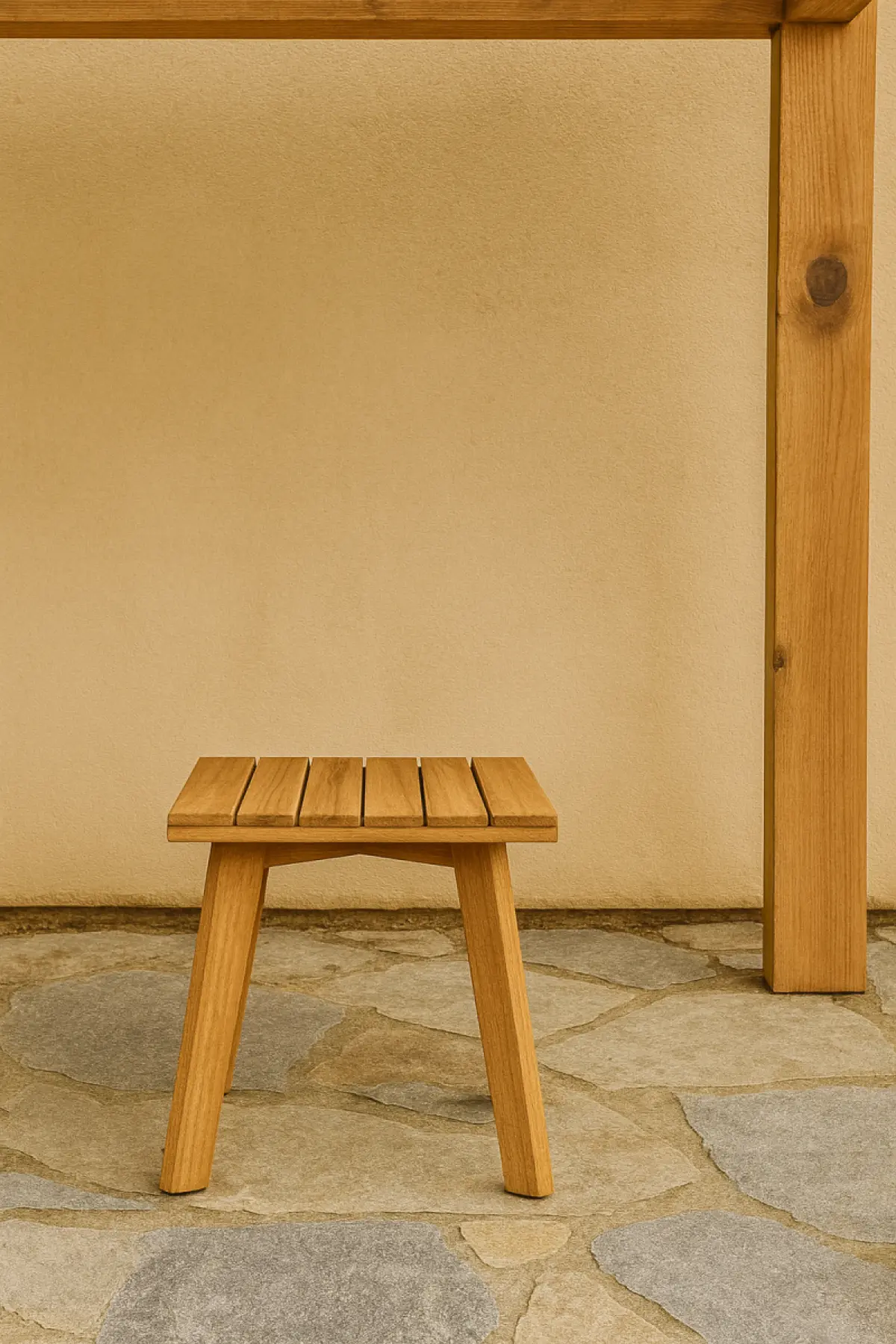 Beistelltisch aus Teakholz Lambuka