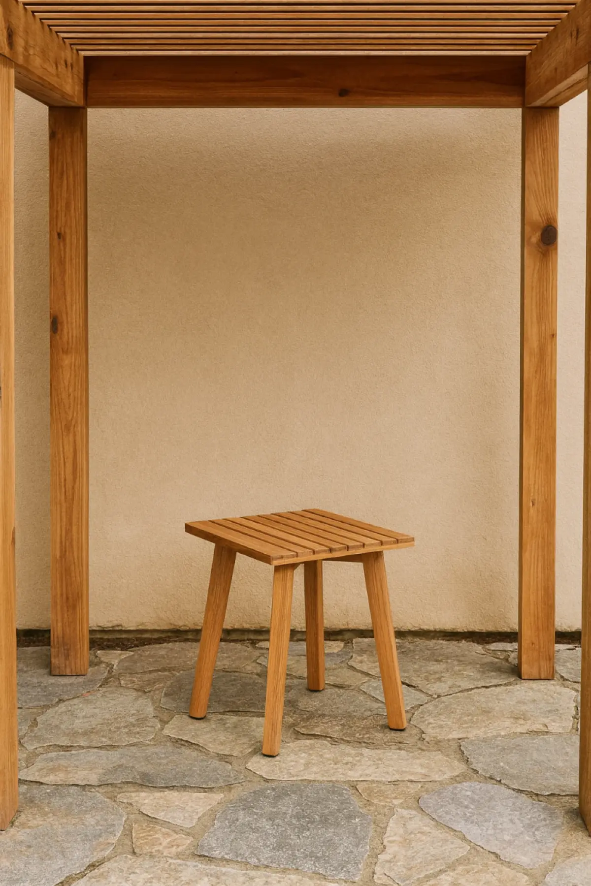 Beistelltisch aus Teakholz Lambuka