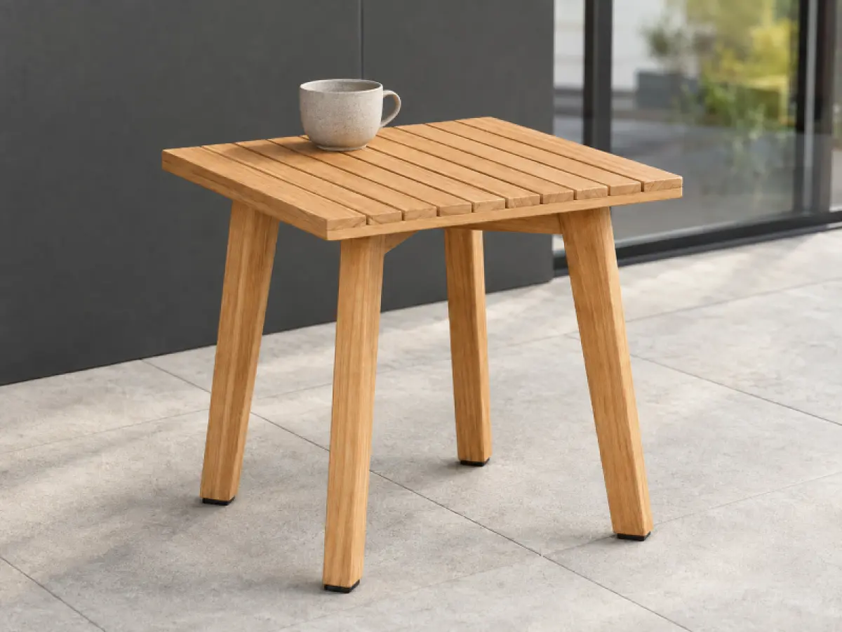 Beistelltisch aus Teakholz Lambuka
