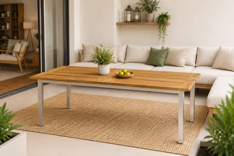 Doppel Ausziehbarer Gartentisch Tokio