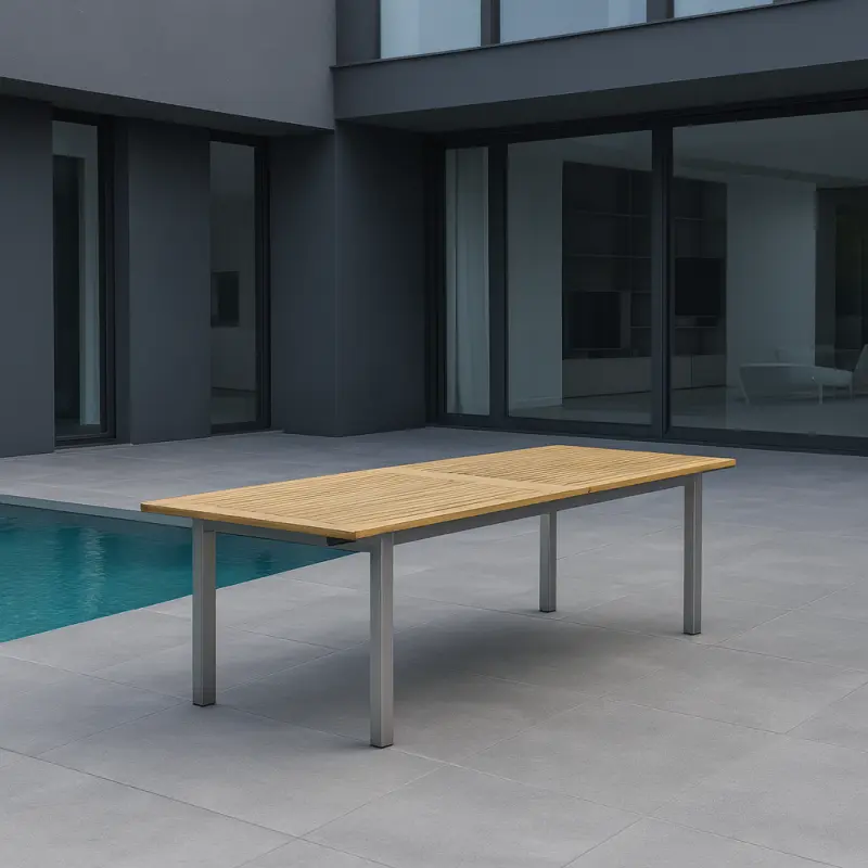 Doppel Ausziehbarer Gartentisch Tokio