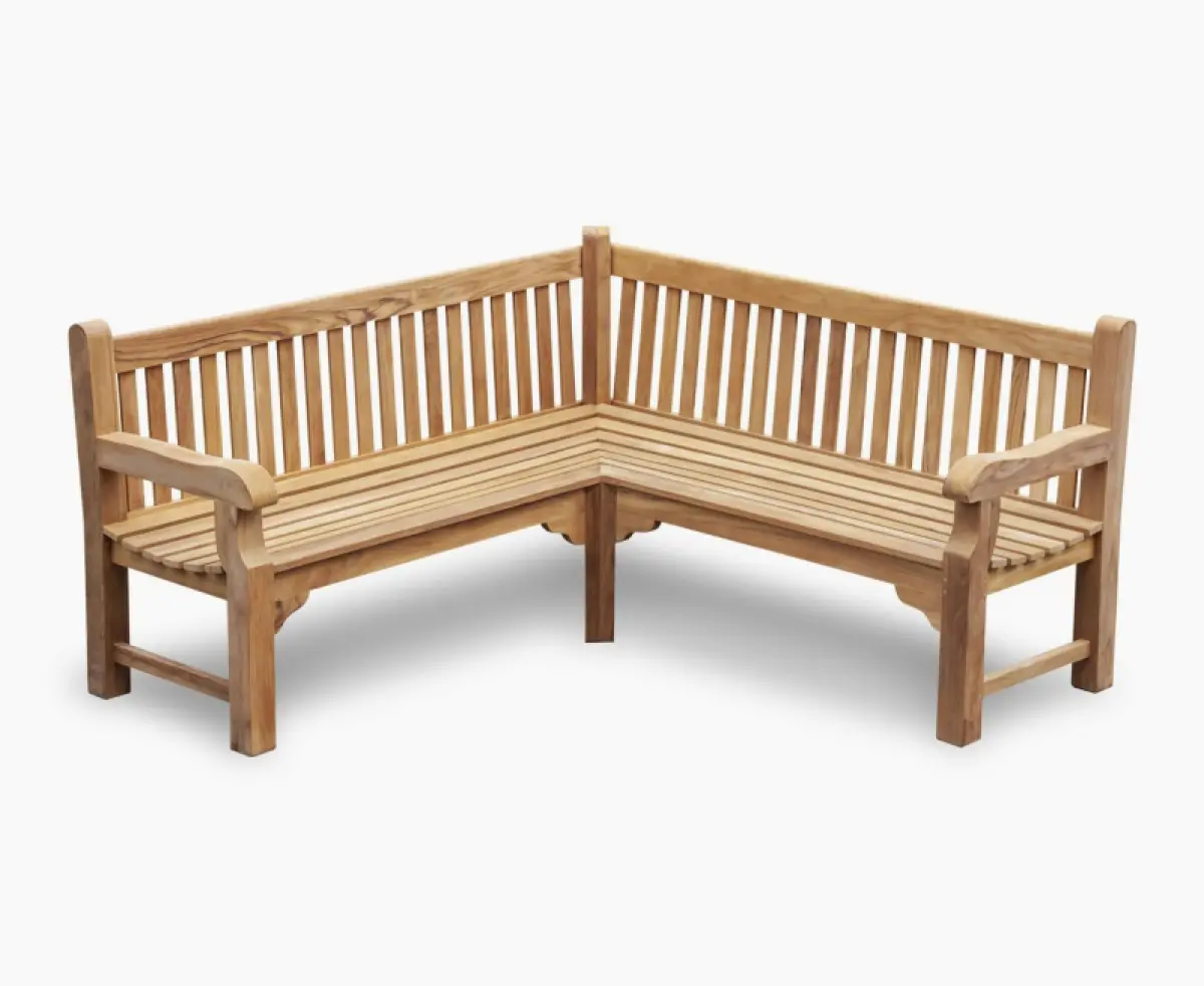 Eckbank aus Teakholz Klasso