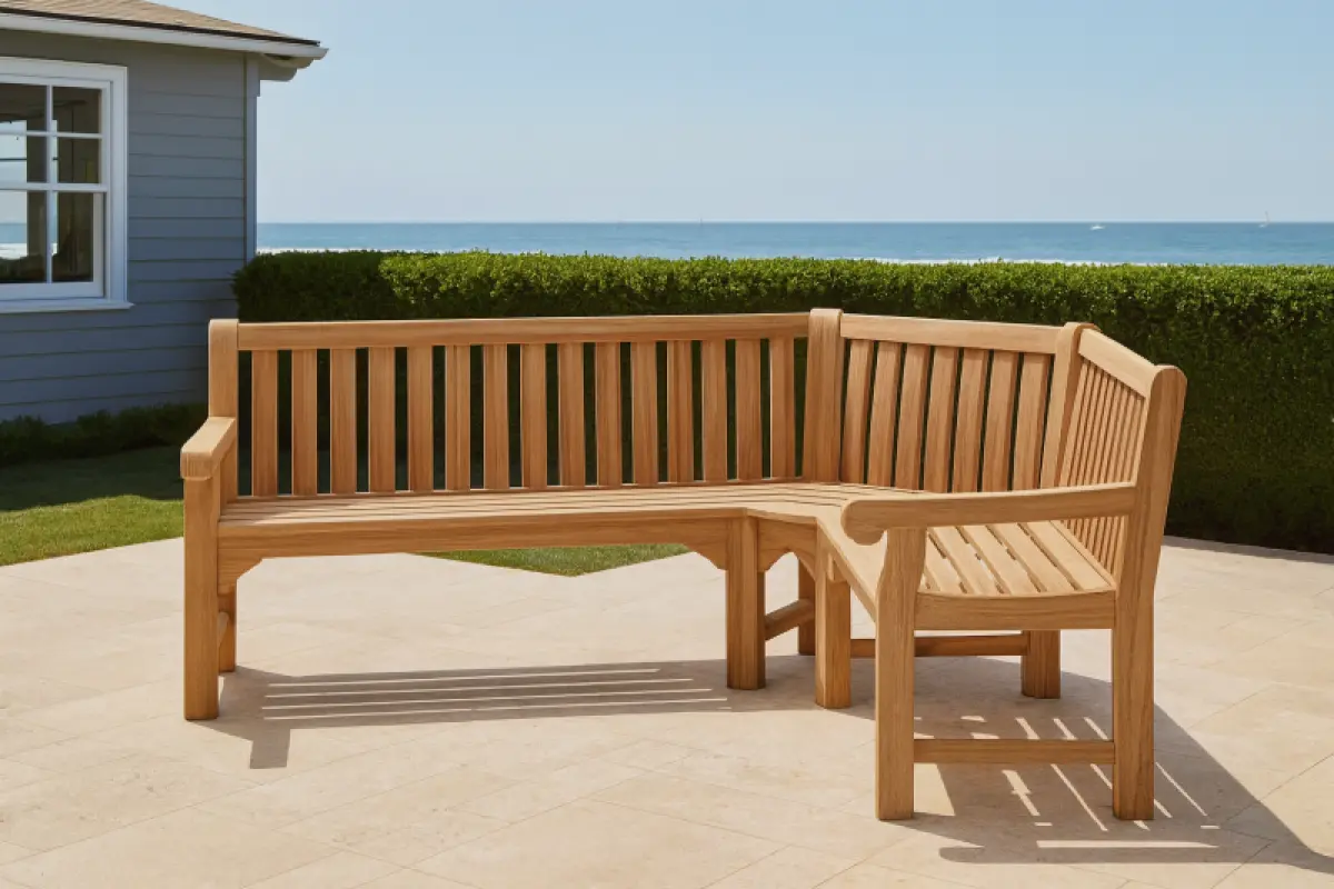 Eckbank aus Teakholz Zumba