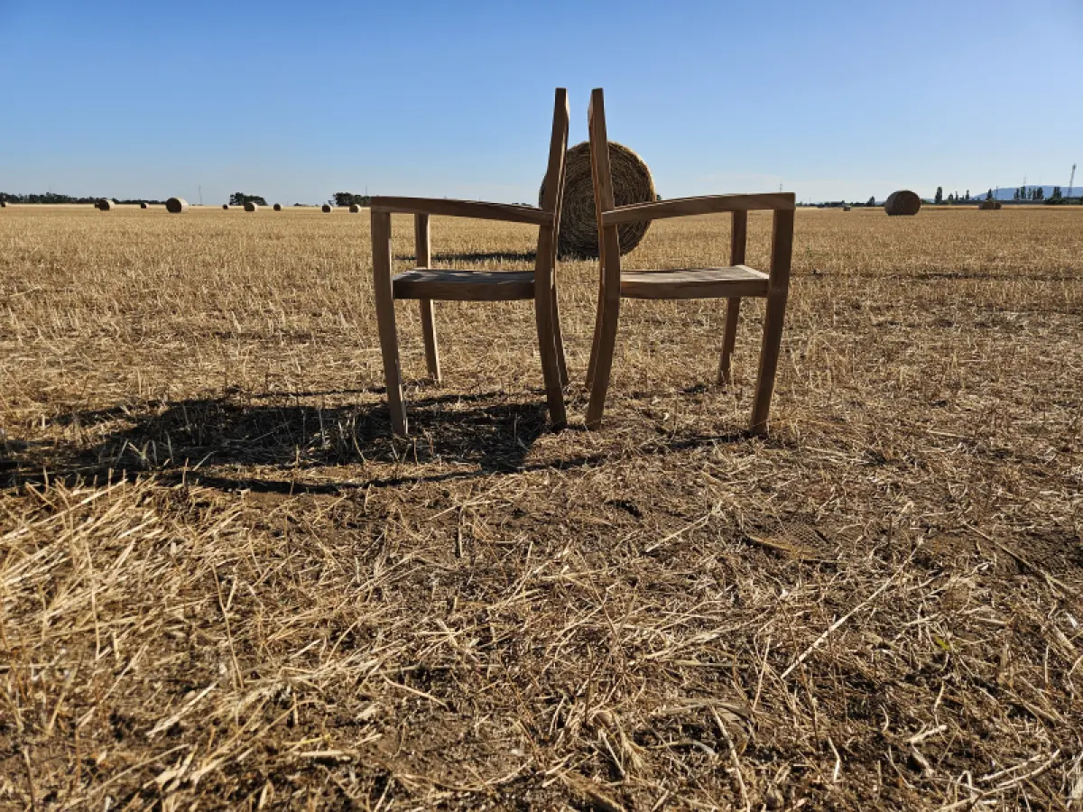 Teakholz Stapelstuhl Lori 