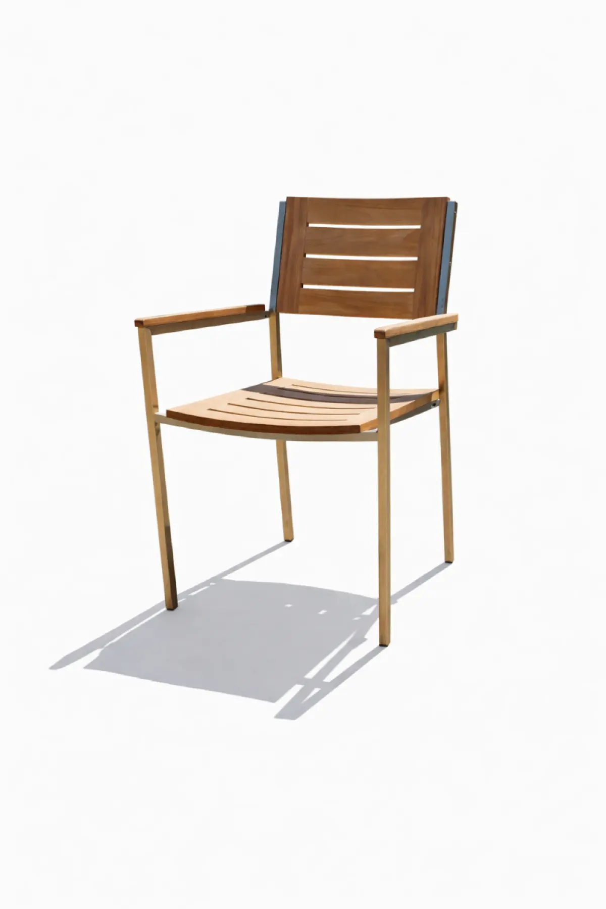 Garten-Stapelstuhl aus Teakholz Tokio