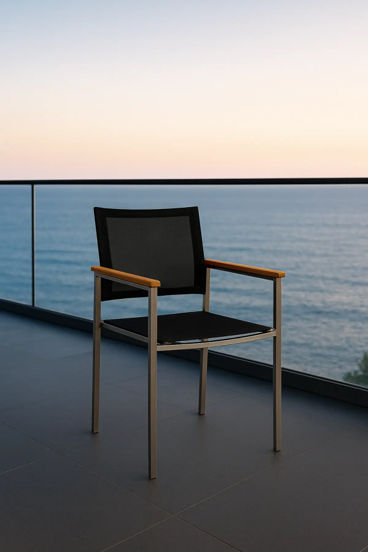 Stapelstuhl Noah Schwarz