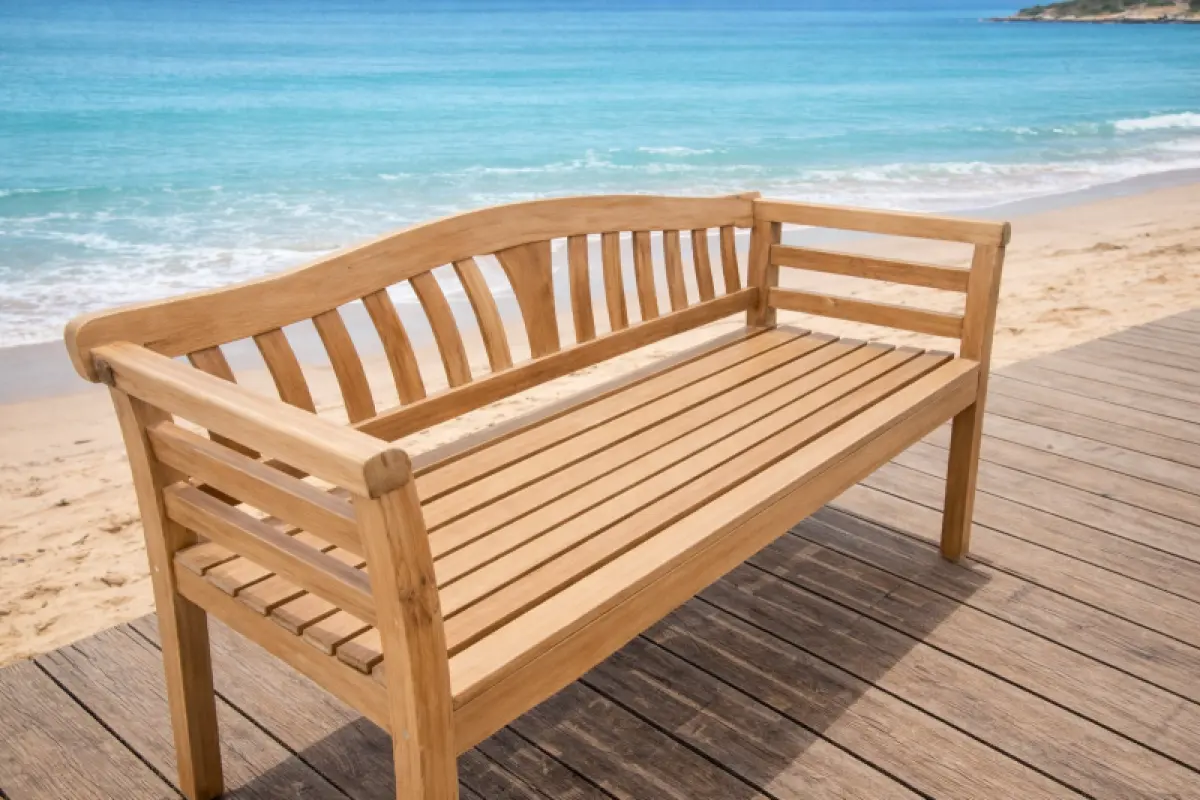 Gartenbank aus Teakholz Beverly Hills