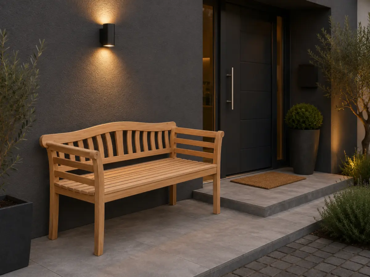 Gartenbank aus Teakholz Beverly Hills