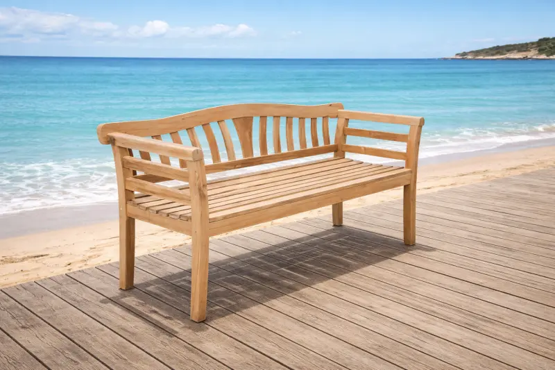 Gartenbank aus Teakholz Beverly Hills