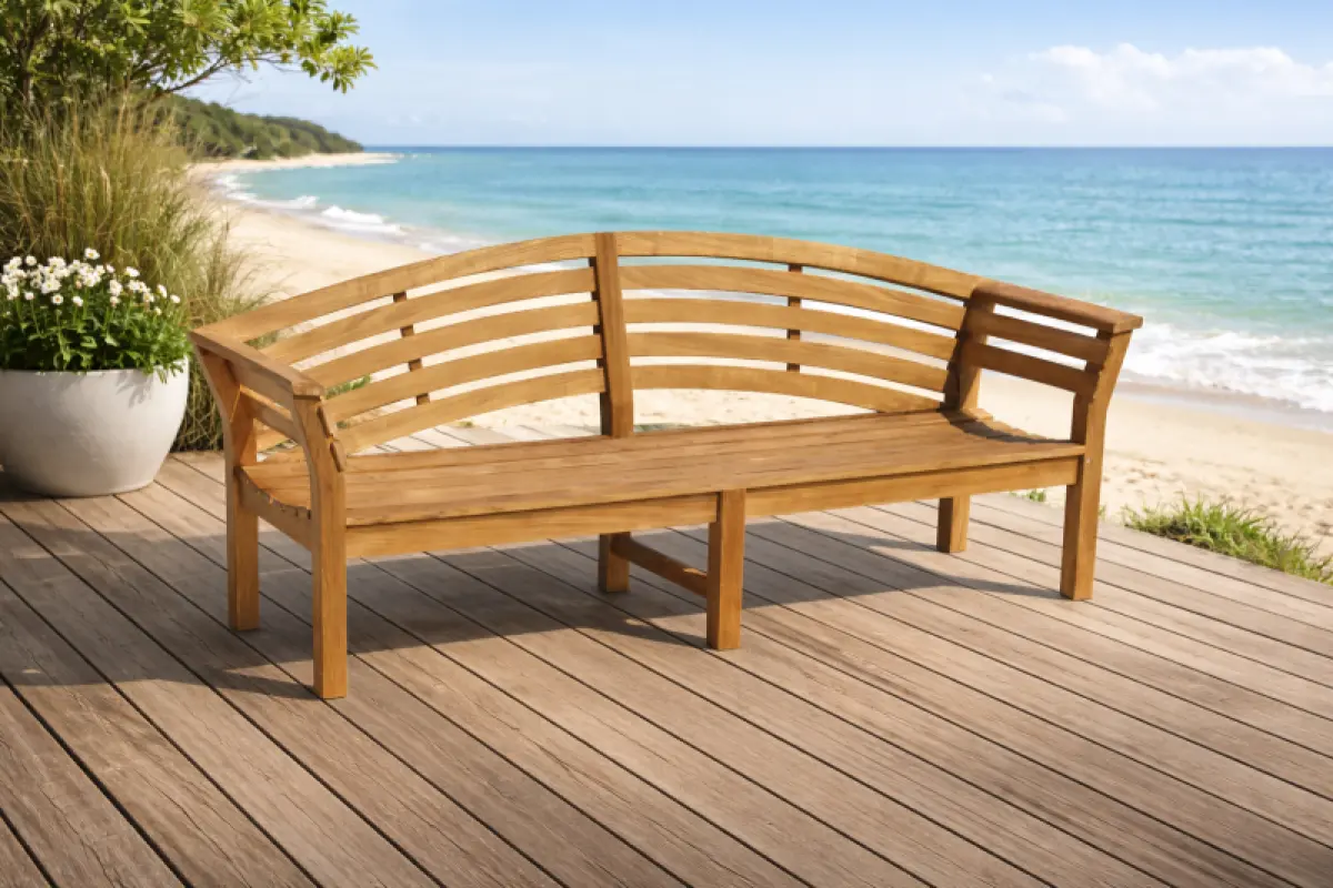 Gartenbank aus Teakholz Borneo