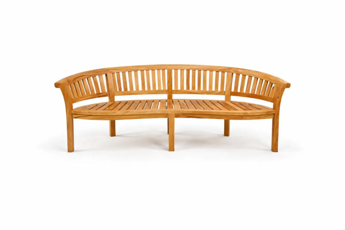 Gartenbank aus Teakholz Brundi