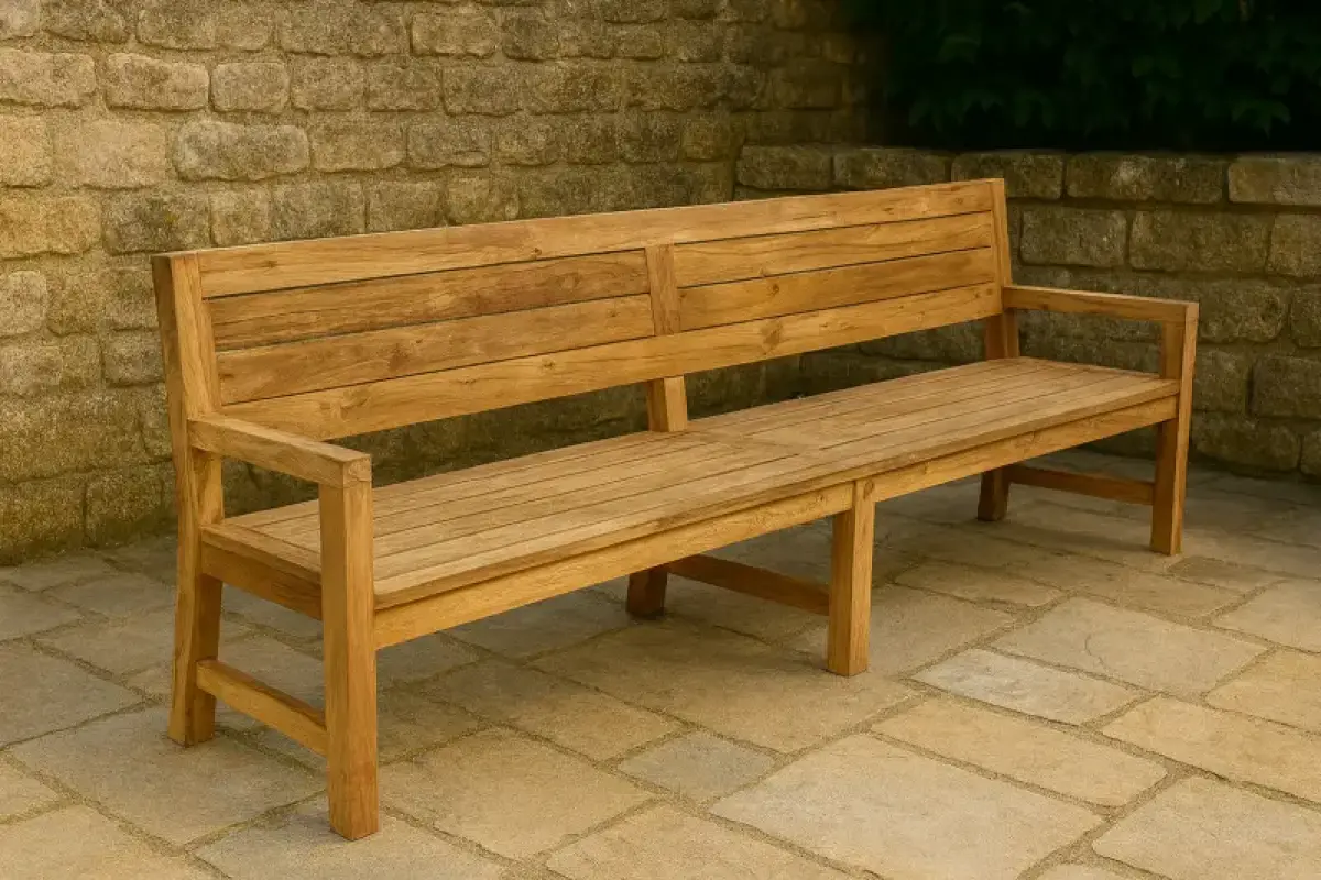 Gartenbank aus Teakholz Cenova