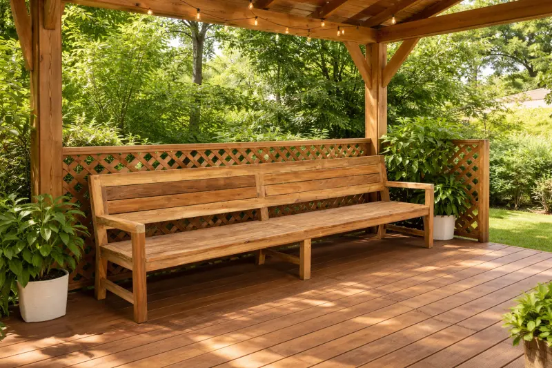 Gartenbank aus Teakholz Cenova