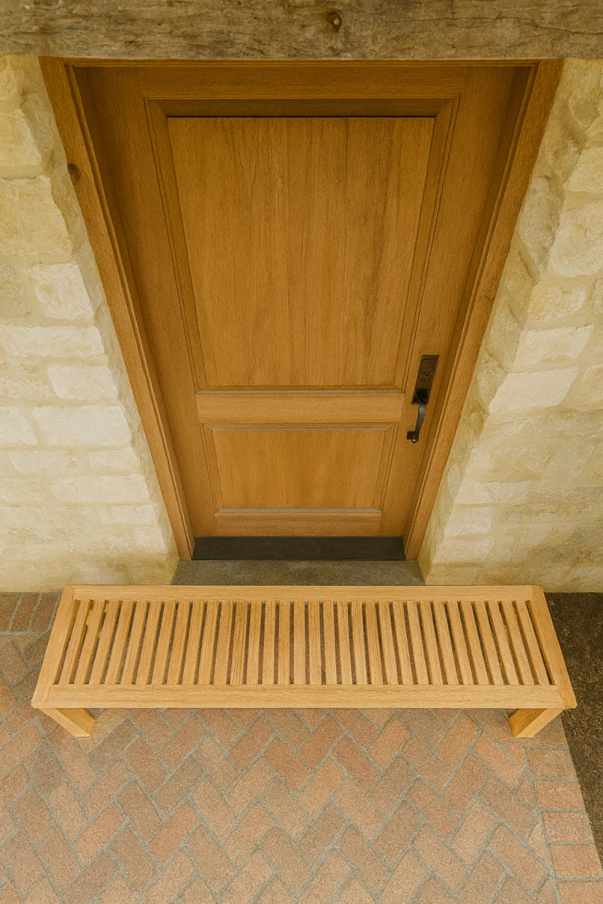 Gartenbank aus Teakholz Diran