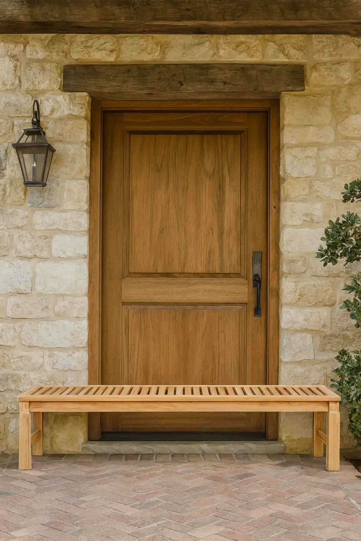 Gartenbank aus Teakholz Diran