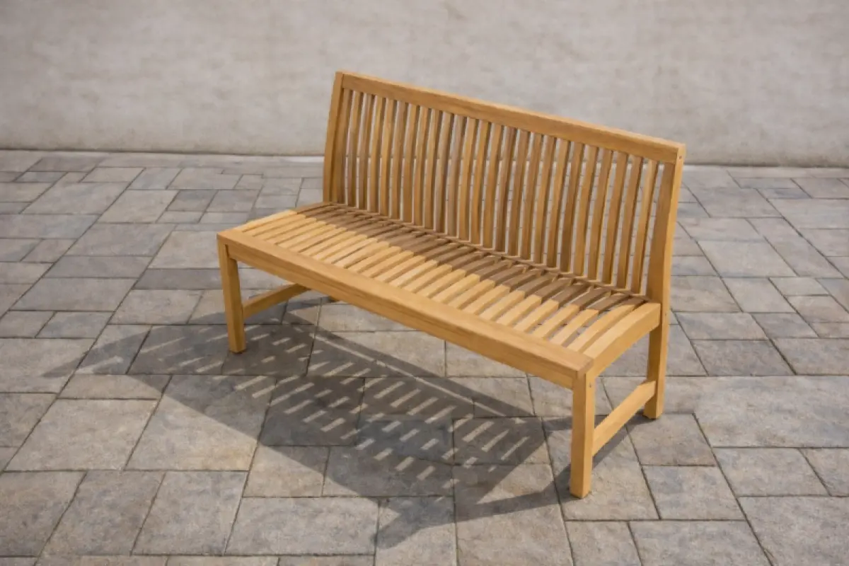 Gartenbank aus Teakholz Hawaii ohne Armlehne