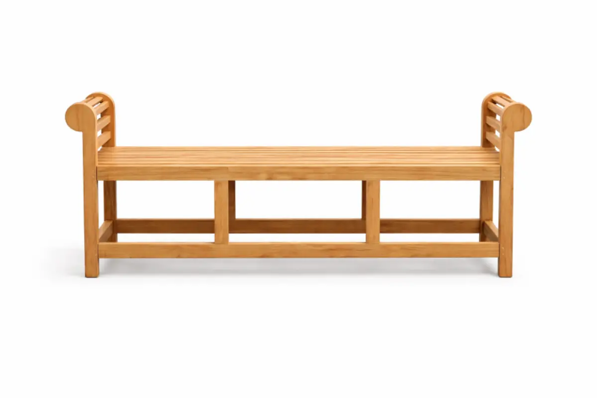 Gartenbank aus Teakholz Chester Ohne Rücken