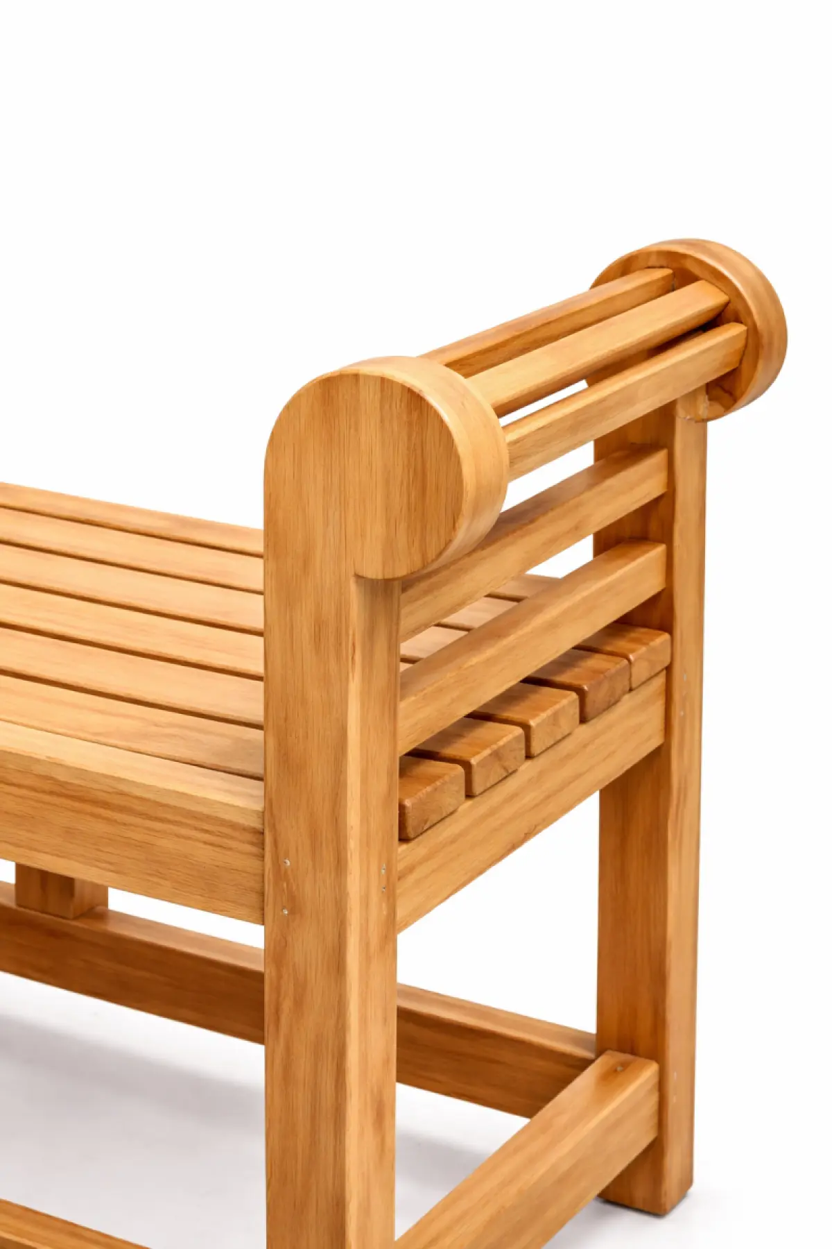 Gartenbank aus Teakholz Chester Ohne Rücken