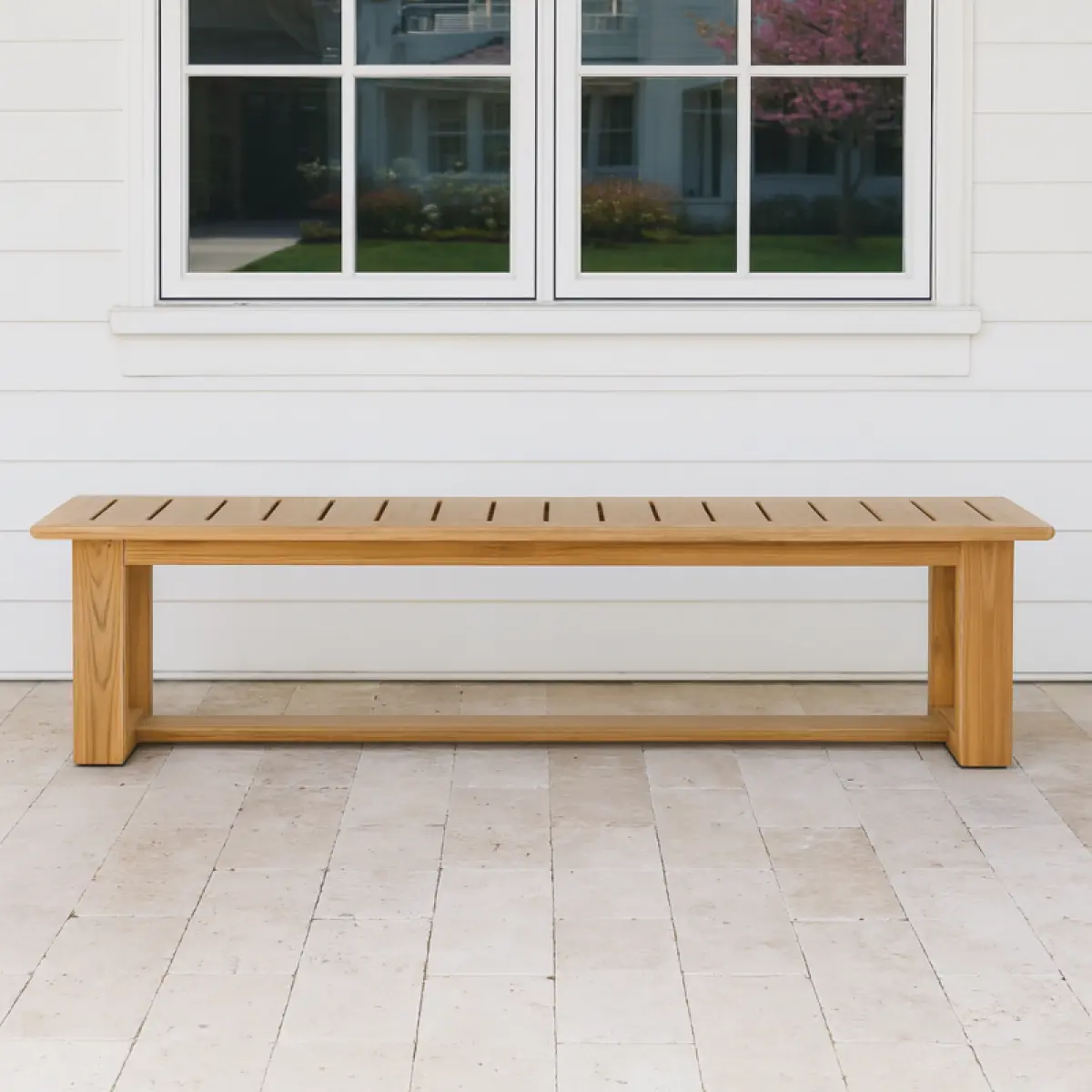 Gartenbank aus Teakholz Lena