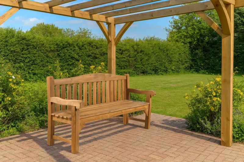 Gartenbank aus Teakholz Malavi