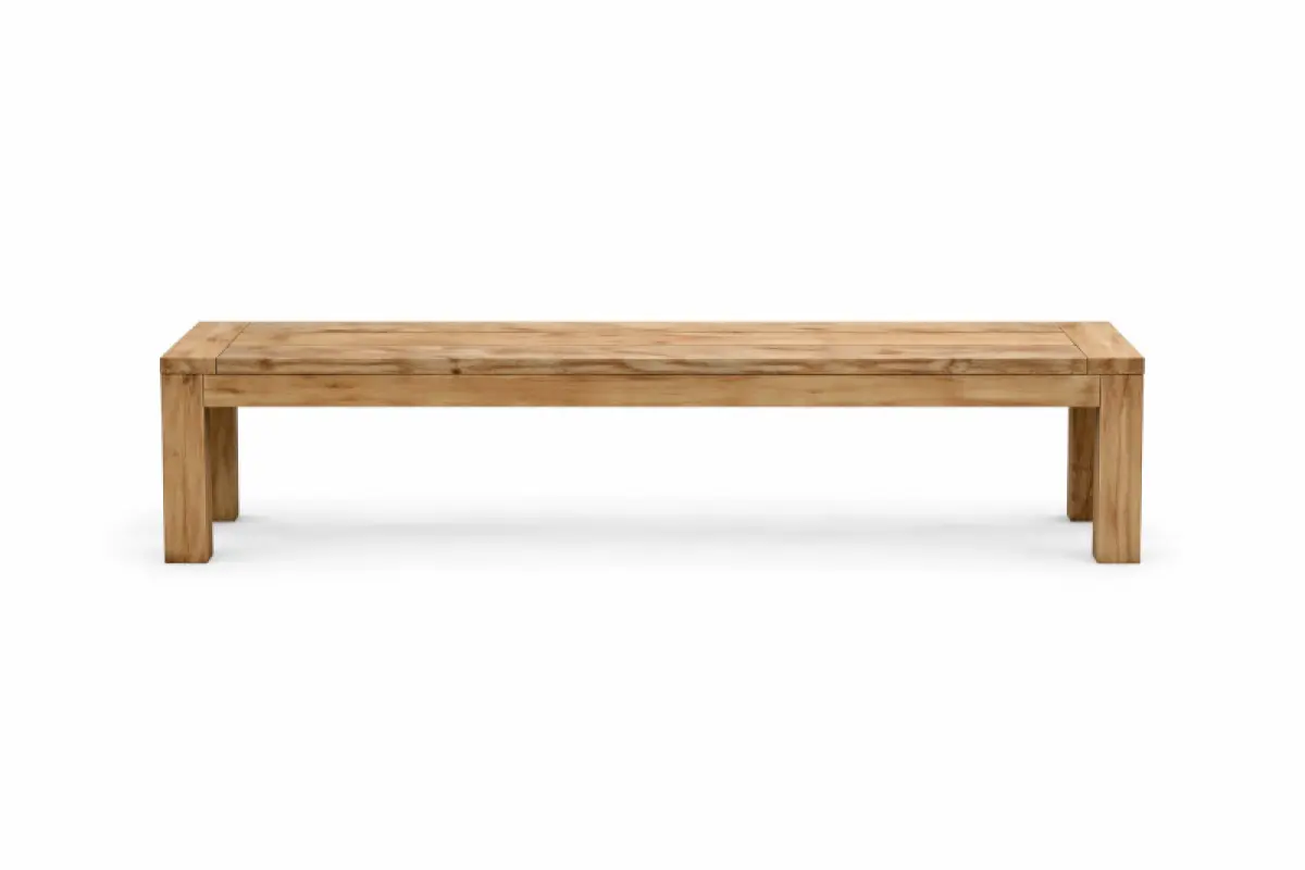 Gartenbank aus Teakholz Mamba ohne Rückenlehne