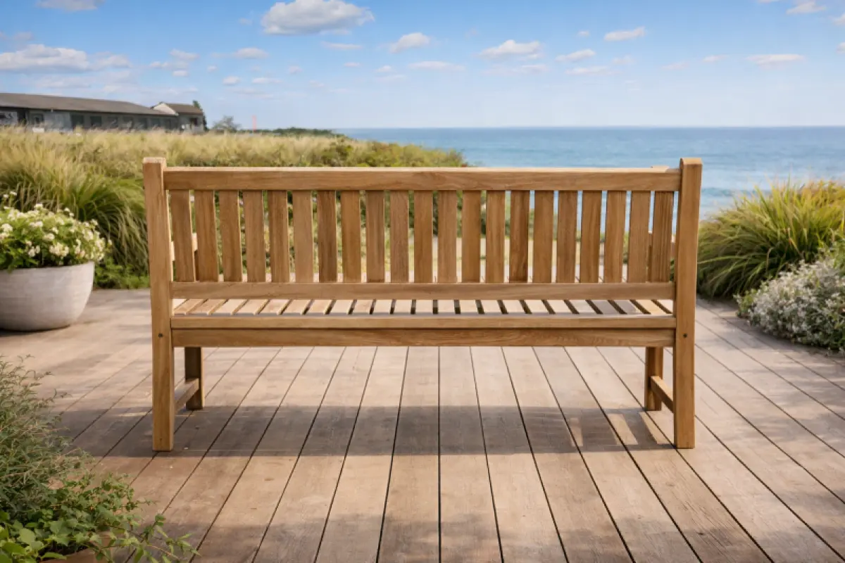 Gartenbank aus Teakholz Rio ohne Armlehne