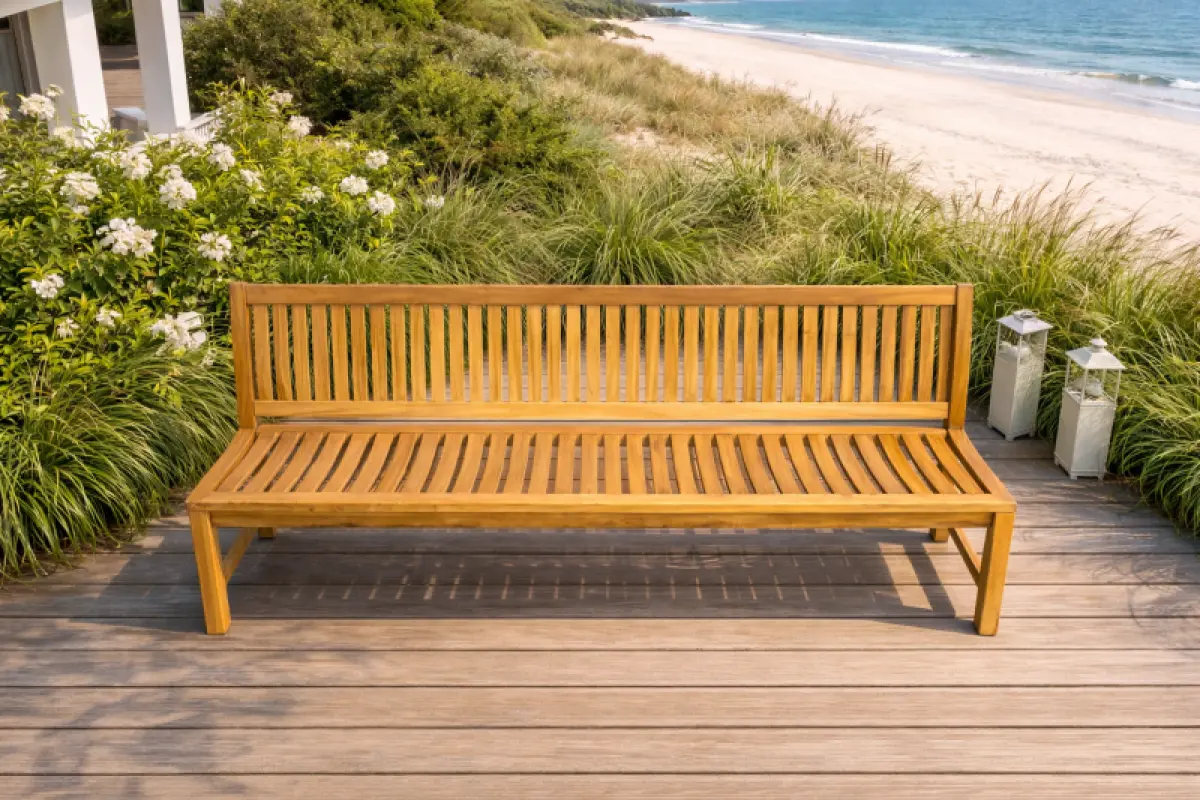 Gartenbank aus Teakholz Rio ohne Armlehne