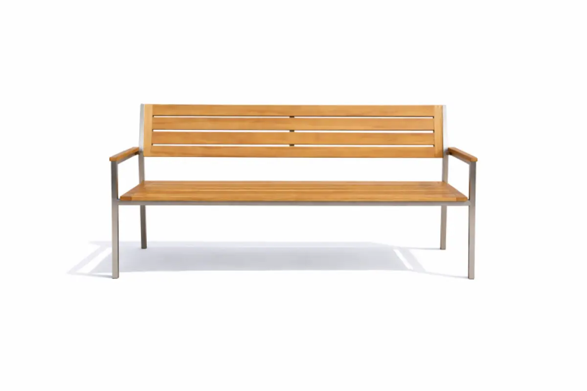 Gartenbank aus Teakholz Tokio