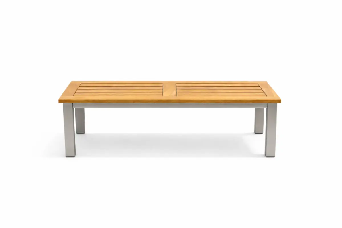 Gartenbank aus Teakholz Tokio ohne Rückenlehne 